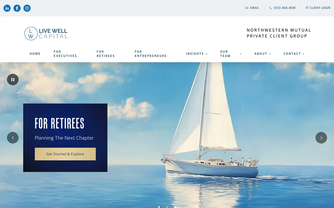 LiveWell Capital website
