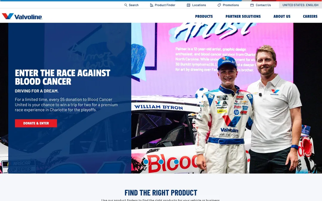 Valvoline Global website